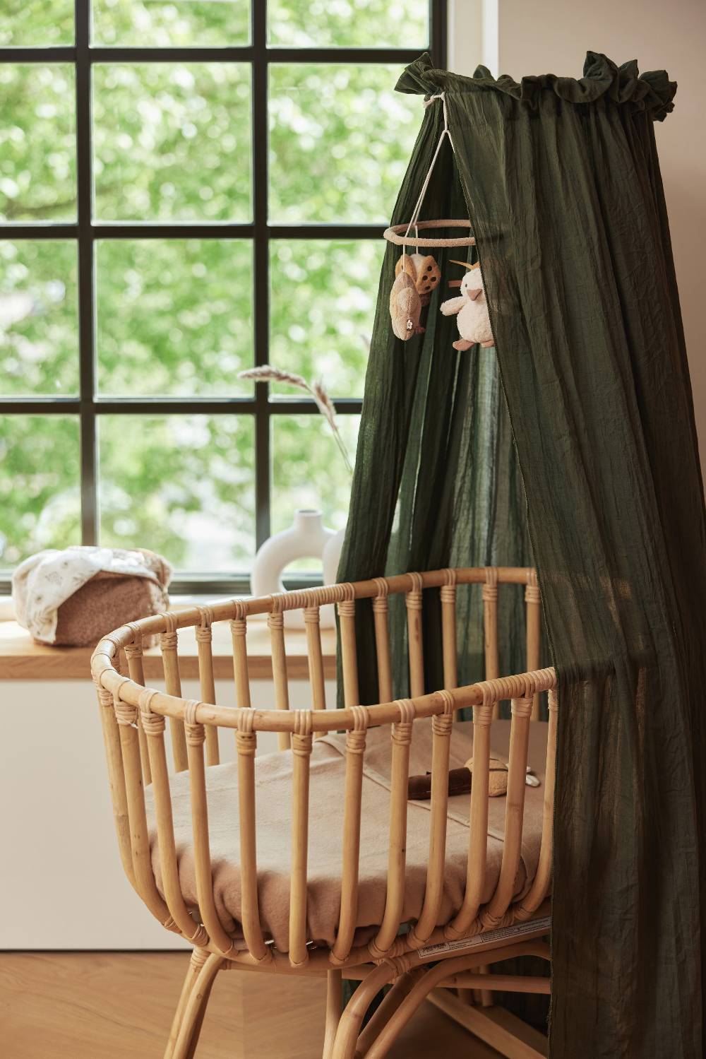 Jollein Betthimmel Vintage 155cm Leaf Green zollfrei
