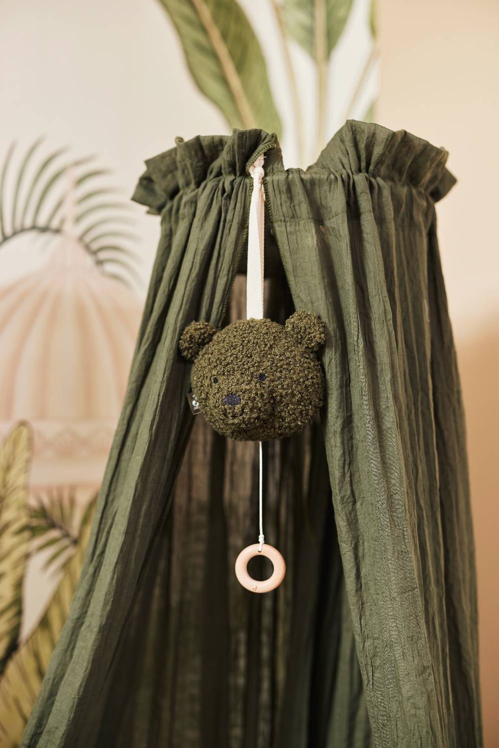 Jollein Betthimmel Vintage 155cm Leaf Green zollfrei