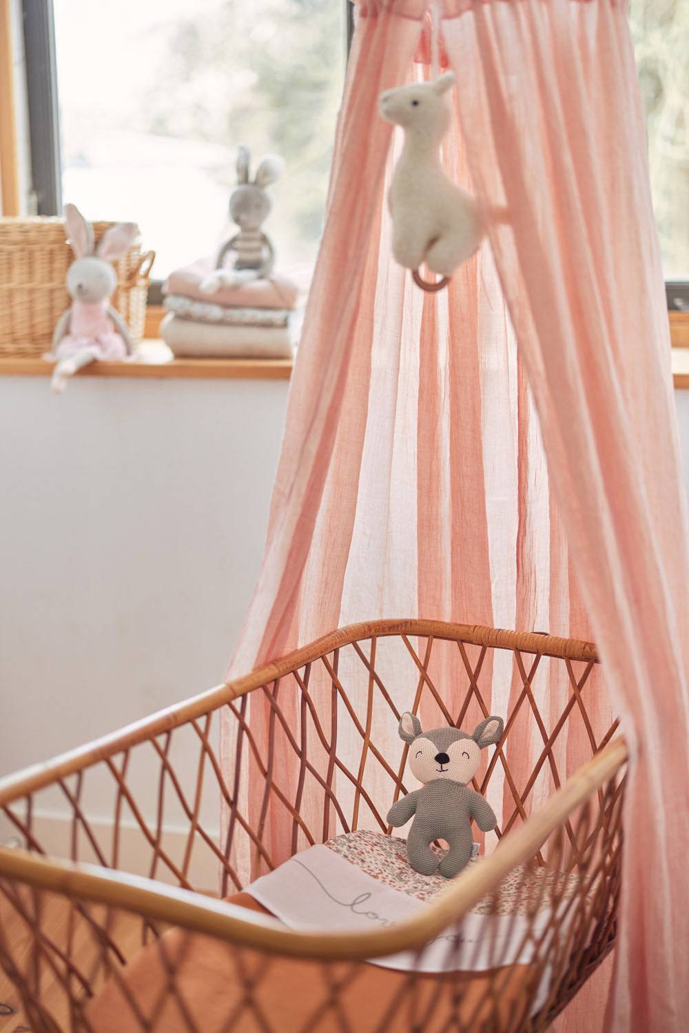 Jollein Betthimmel Vintage 155cm Pale Pink 2025