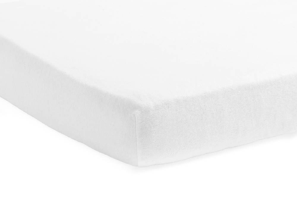 Jollein Spannbettlaken Molton 60x120cm White im Angebot