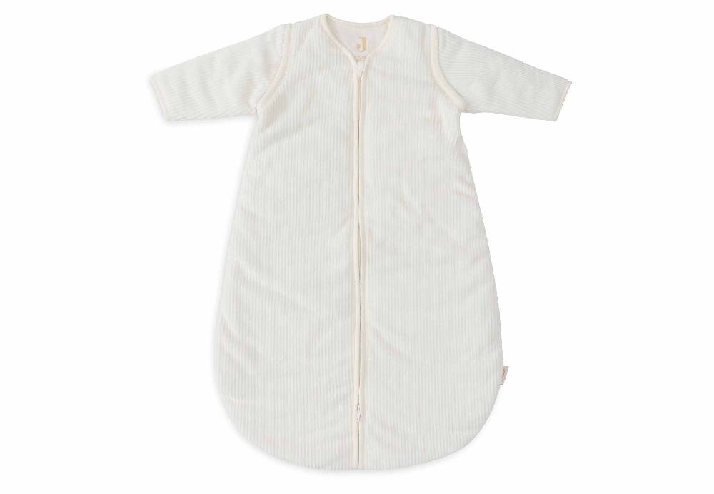 Jollein Baby Schlafsack mit abnehmbaren Ärmeln 60cm Rib - Ivory