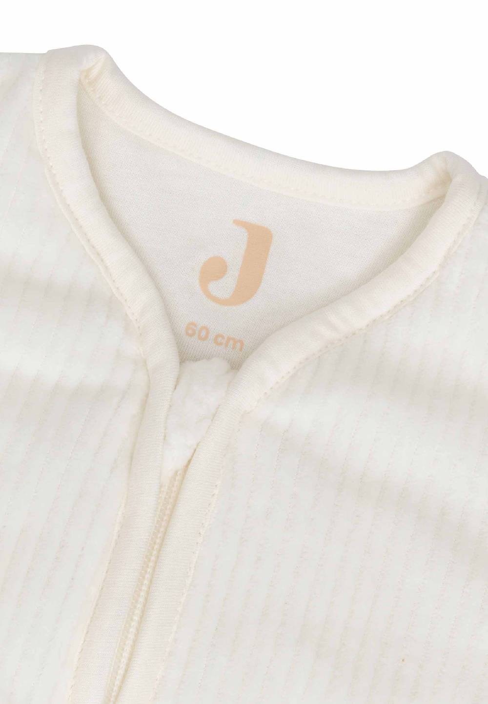 Jollein Baby Schlafsack mit abnehmbaren Ärmeln 60cm Rib - Ivory Versandkostenfrei