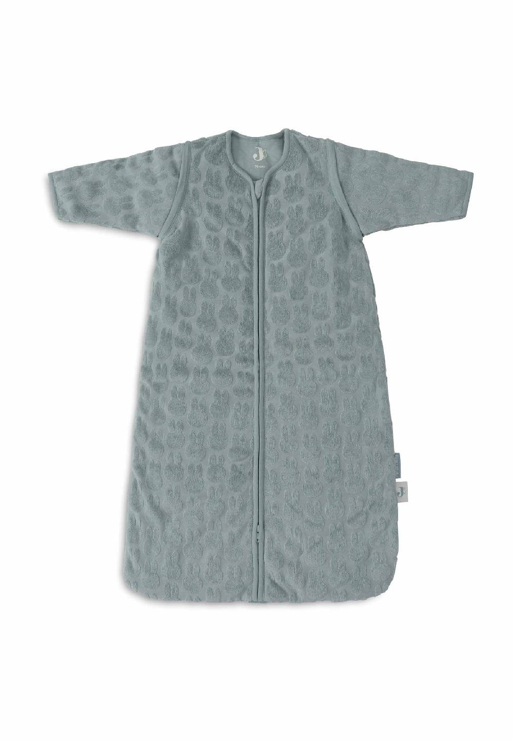 Jollein Baby Schlafsack mit abnehmbaren Ärmeln 70cm Miffy Jacquard - Sea Green Osterangebot