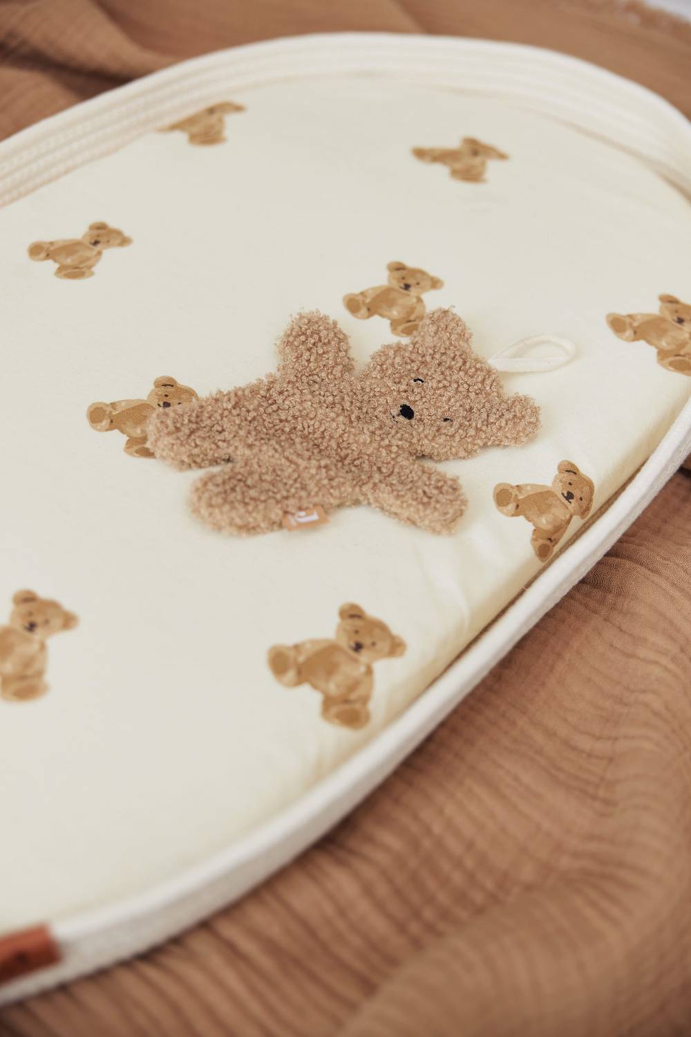 Jollein Spannbettlaken Jersey 40/50x80/90cm Teddy Bear Heißer Verkauf