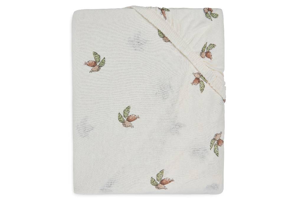 Jollein Spannbettlaken Jersey 40/50x80/90cm Rosehip