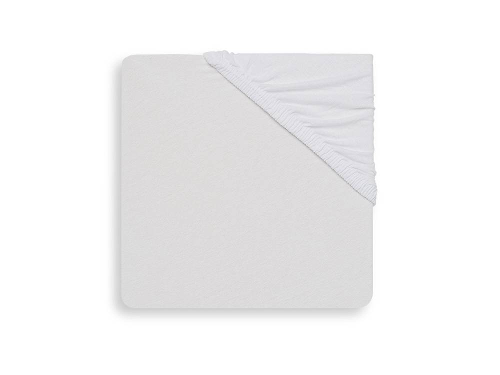 Jollein Spannbettlaken Jersey 70x140cm White