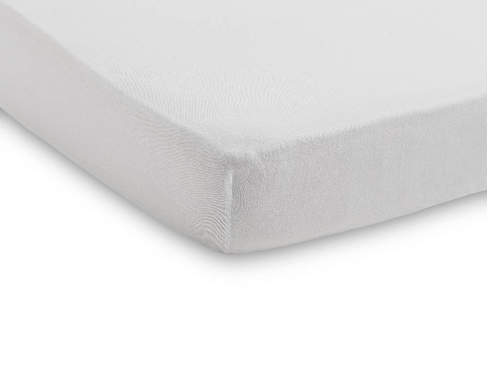 Jollein Spannbettlaken Jersey 70x140cm White Kauf eins, bekomm eins gratis