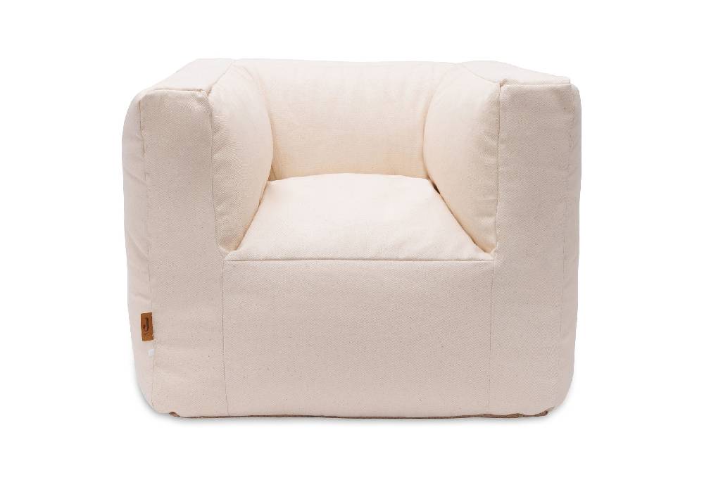 Jollein Kindersessel Sitzsack Twill Natural