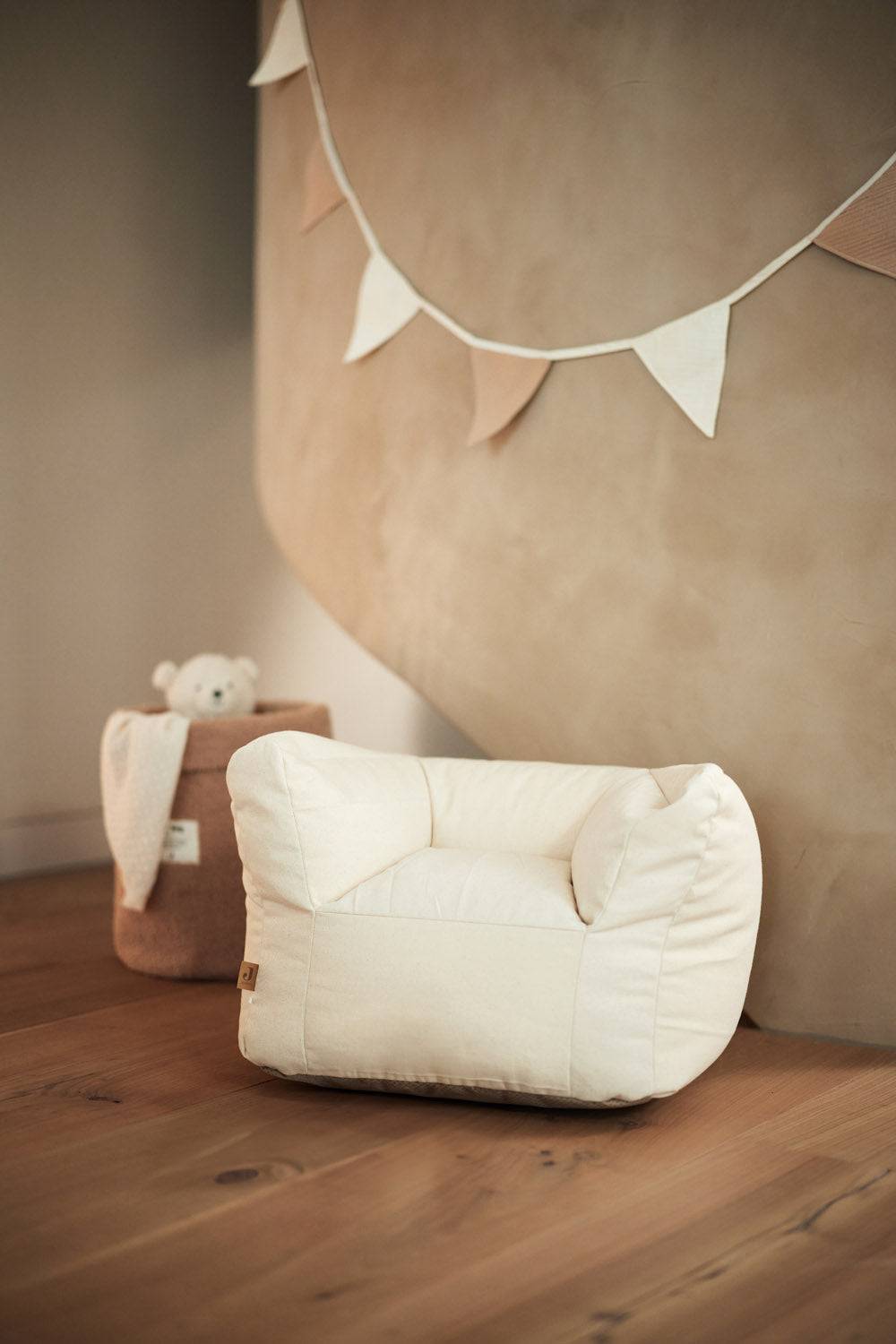 Jollein Kindersessel Sitzsack Twill Natural Discount Store für neue Produkte