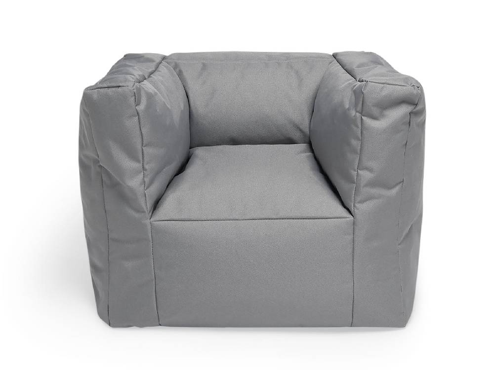 Jollein Kindersessel Sitzsack Storm Grey