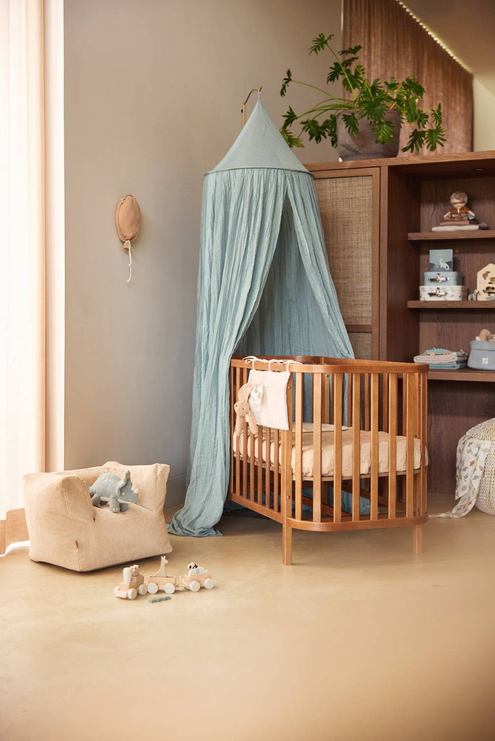 Jollein Kindersessel Corduroy - Natural Kostenloser Versand international