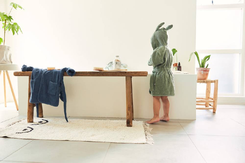 Jollein Bademantel 1-2 Jahre Ash Green zollfrei