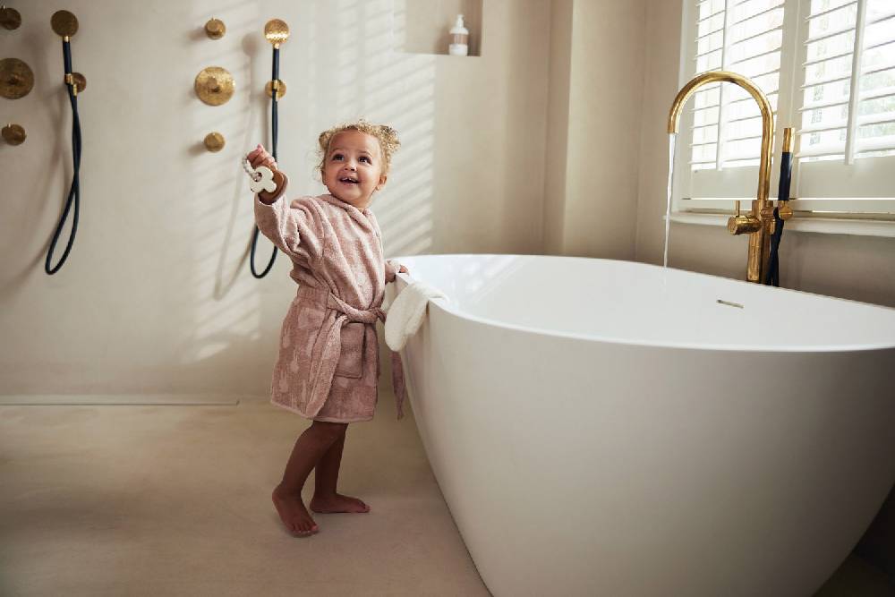 Jollein Bademantel Frottee 1-2 Jahre Miffy Jacquard Wild Rose Verkauf