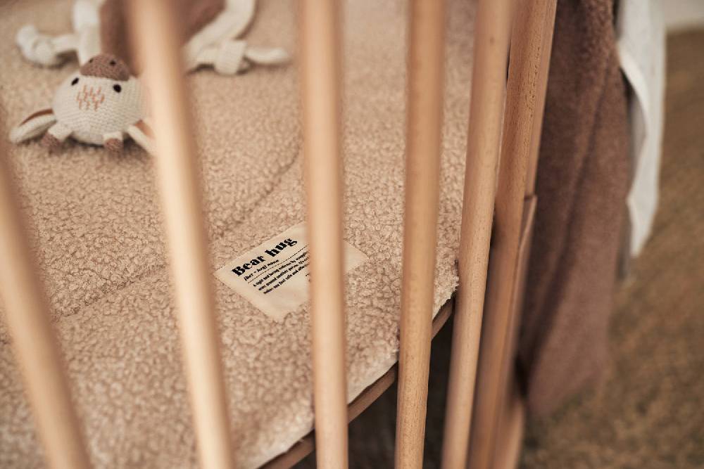 Jollein Krabbeldecke Ø 95cm Boucle Naturel Kostenloser Versand