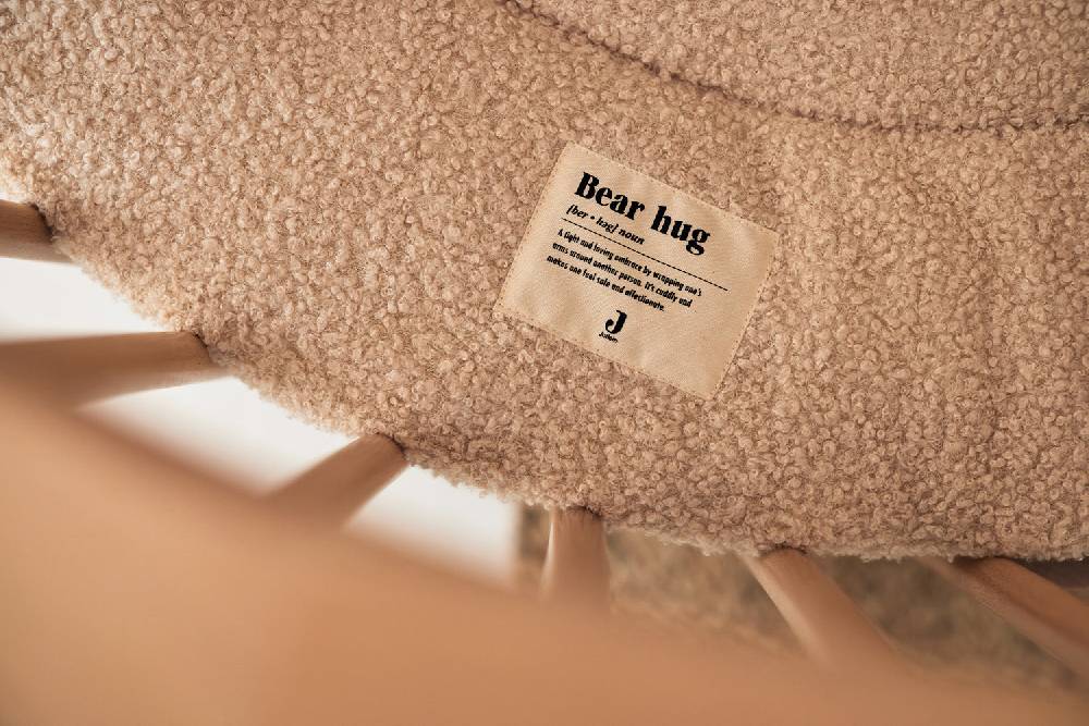 Jollein Krabbeldecke Ø 95cm Boucle Naturel Kostenloser Versand