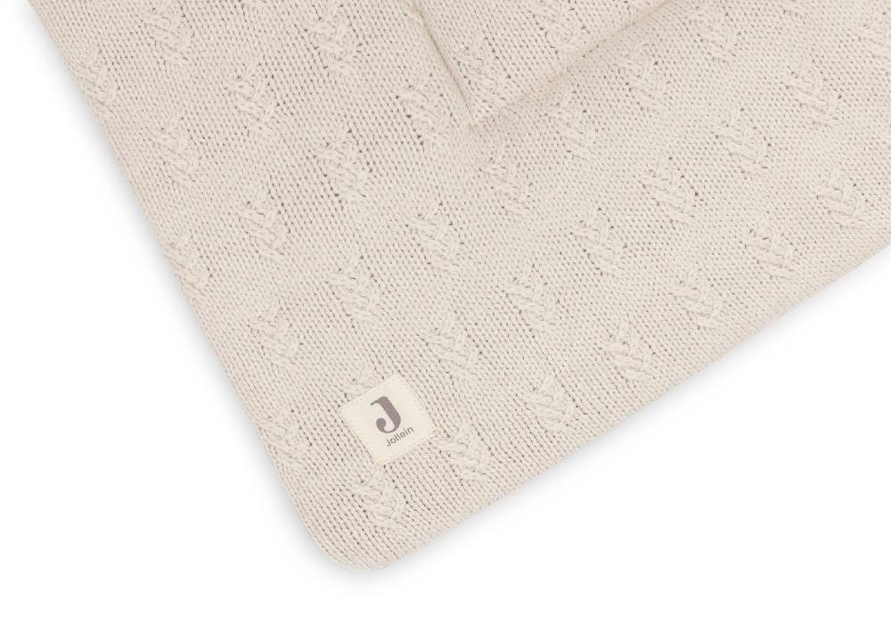 Jollein Krabbeldecke 75x95cm Grain Knit Oatmeal Limitierter Zeitrabatt