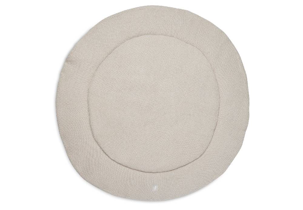 Jollein Krabbeldecke Ø 95cm Basic Knit Nougat