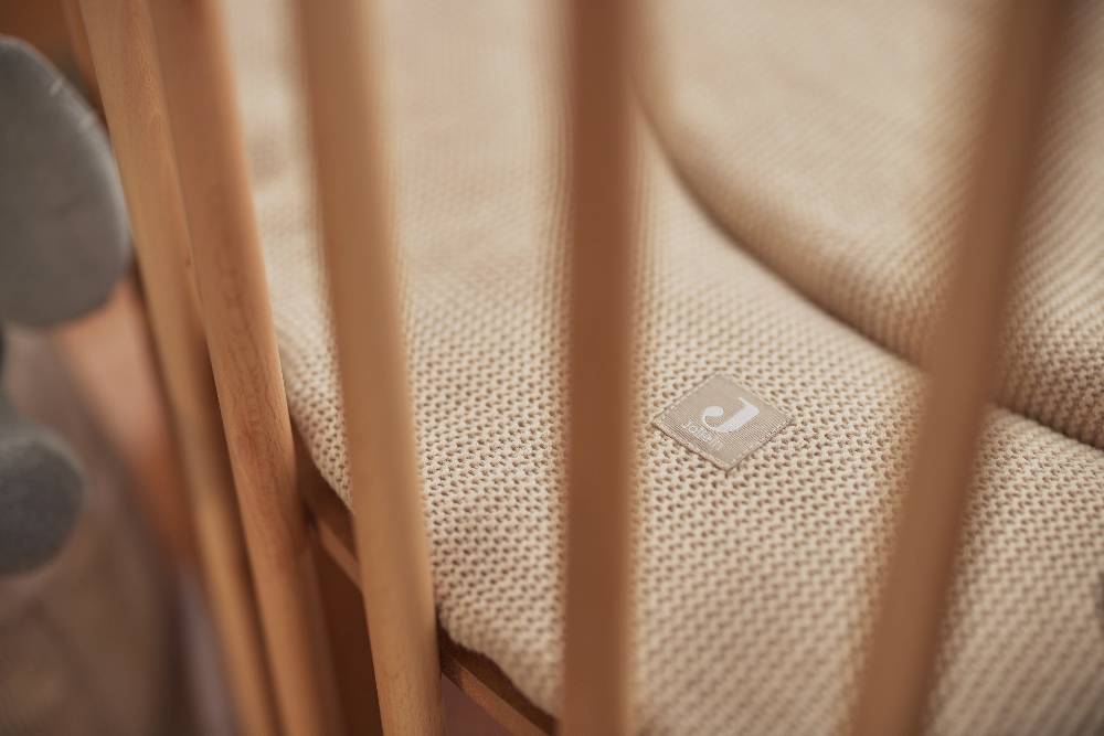 Jollein Krabbeldecke Ø 95cm Basic Knit Nougat Fabrikpreis