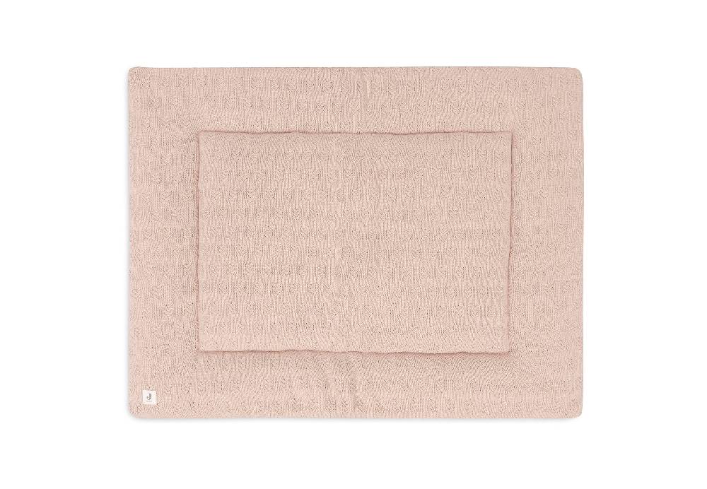 Jollein Krabbeldecke 75x95cm Grain Knit Wild Rose