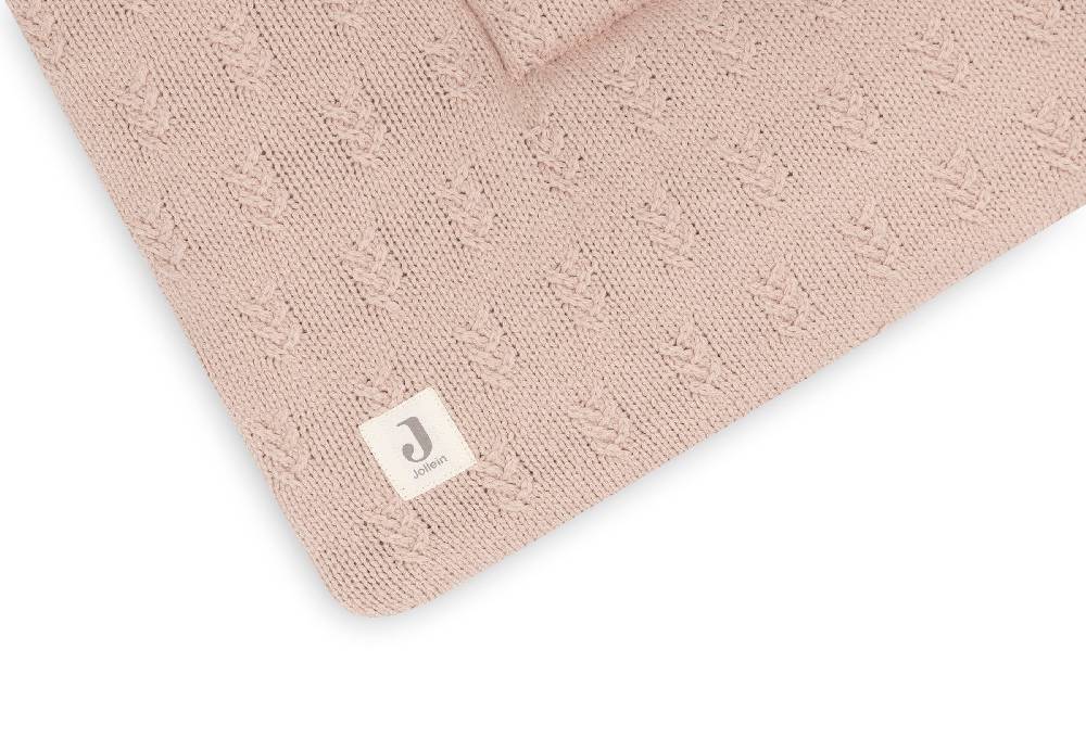Jollein Krabbeldecke 75x95cm Grain Knit Wild Rose Black Friday