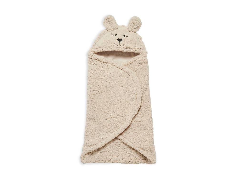 Jollein Einschlagdecke für Babyschale Bunny Nougat Valentinstagsangebot