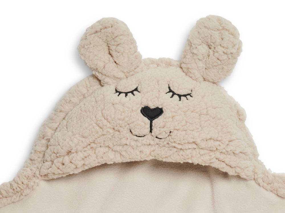 Jollein Einschlagdecke für Babyschale Bunny Nougat Valentinstagsangebot