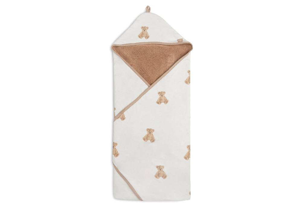 Jollein Einschlagdecke für Babyschale Teddy Bear Jubiläumsangebot