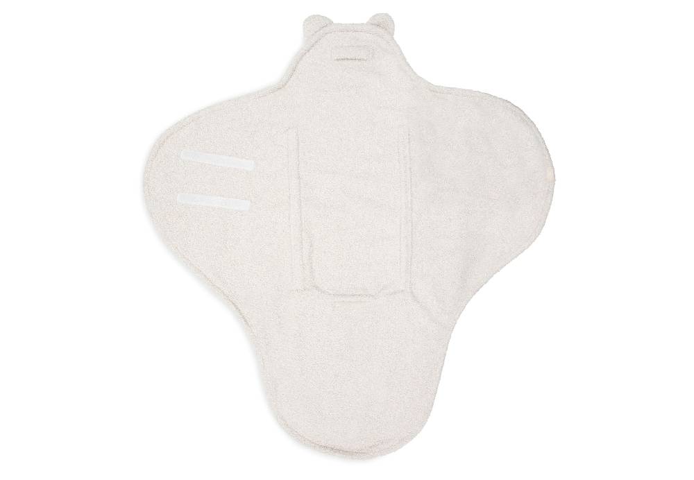 Jollein Einschlagdecke für Babyschale Bear Boucle Oatmeal Lagerräumung