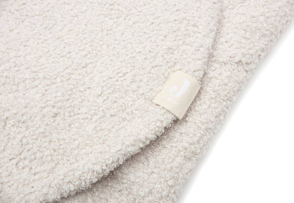 Jollein Einschlagdecke für Babyschale Bear Boucle Oatmeal Lagerräumung