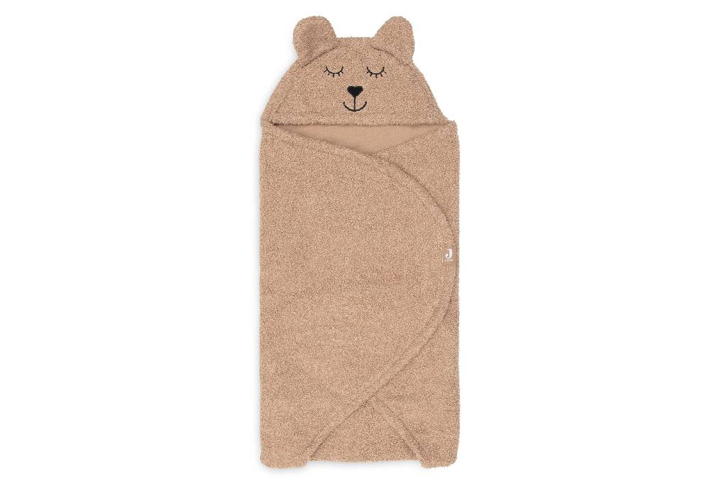 Jollein Einschlagdecke für Babyschale Bear Boucle Biscuit Heißer Verkauf
