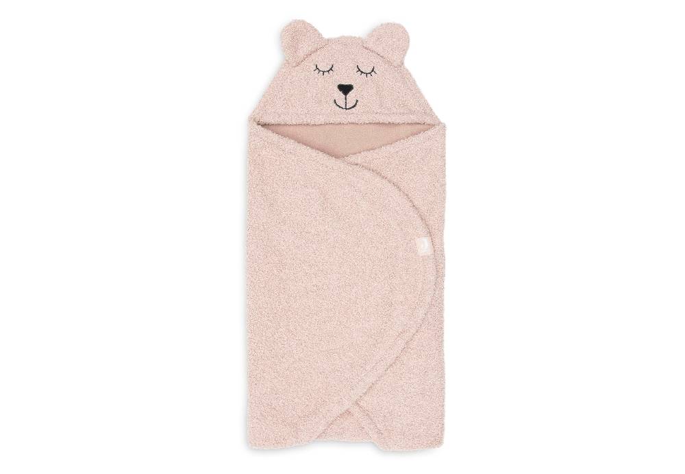 Jollein Einschlagdecke für Babyschale Bear Boucle Wild Rose Top Angebot