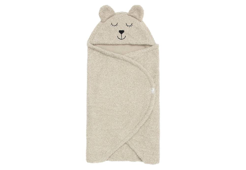 Jollein Einschlagdecke für Babyschale Bear Boucle Olive Green Neueste Mode