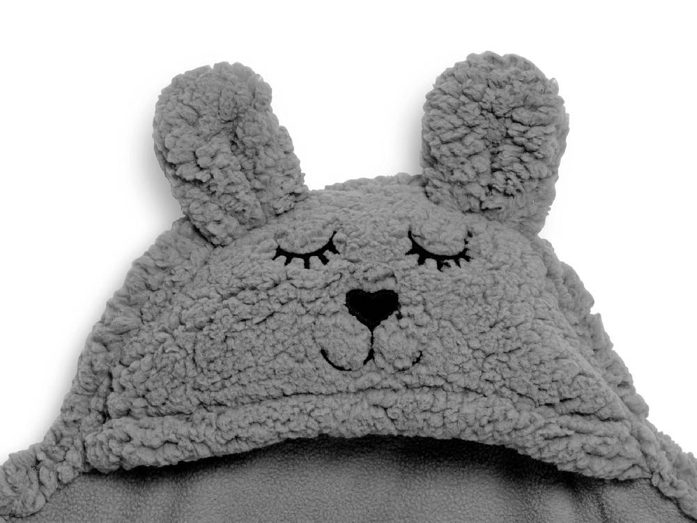 Jollein Einschlagdecke für Babyschale Bunny Storm Grey Blitzangebot