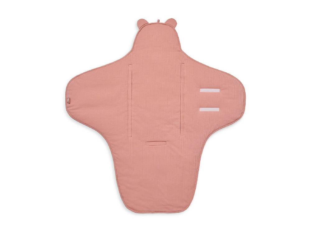 Jollein Einschlagdecke für Babyschale Basic Stripe Rosewood Große Rabatte