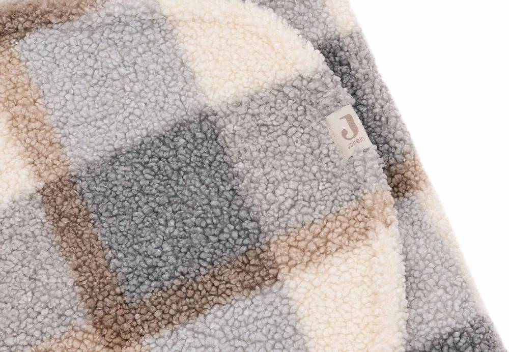 Jollein Einschlagdecke für Babyschale Bunny Check - Boucle Neuheiten