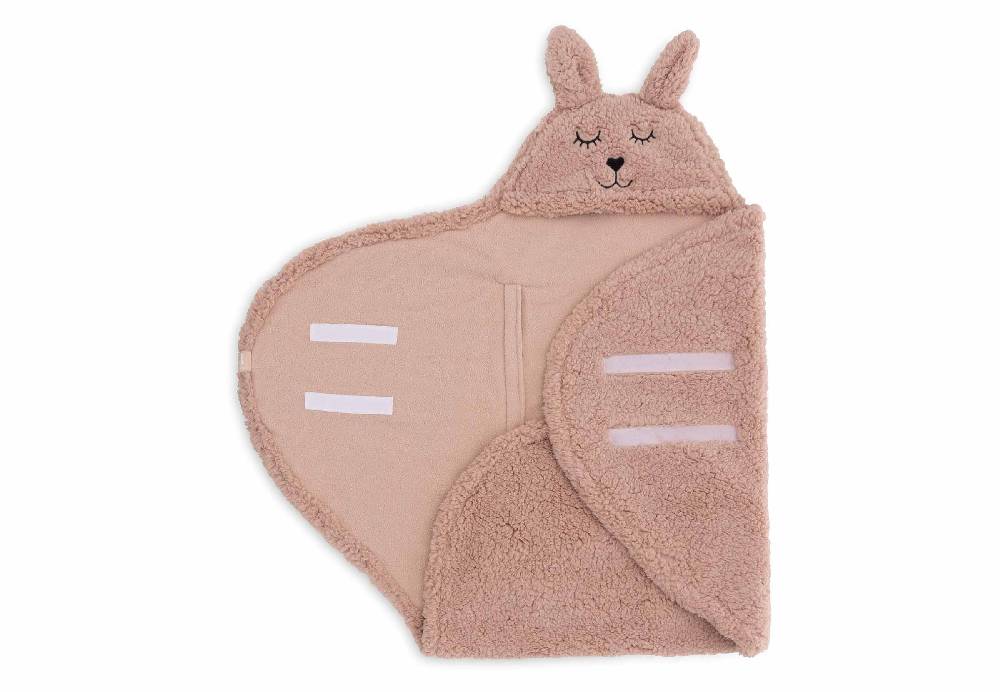 Jollein Einschlagdecke für Babyschale Bunny - Wild Rose Saisonale Angebote