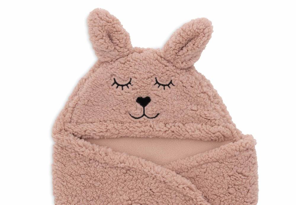 Jollein Einschlagdecke für Babyschale Bunny - Wild Rose Saisonale Angebote