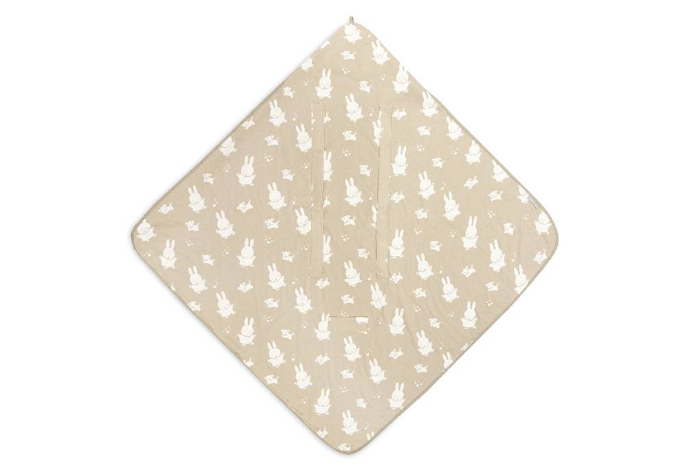 Jollein Einschlagdecke für Babyschale MiffySnuffy Olive Green Räumungsverkauf