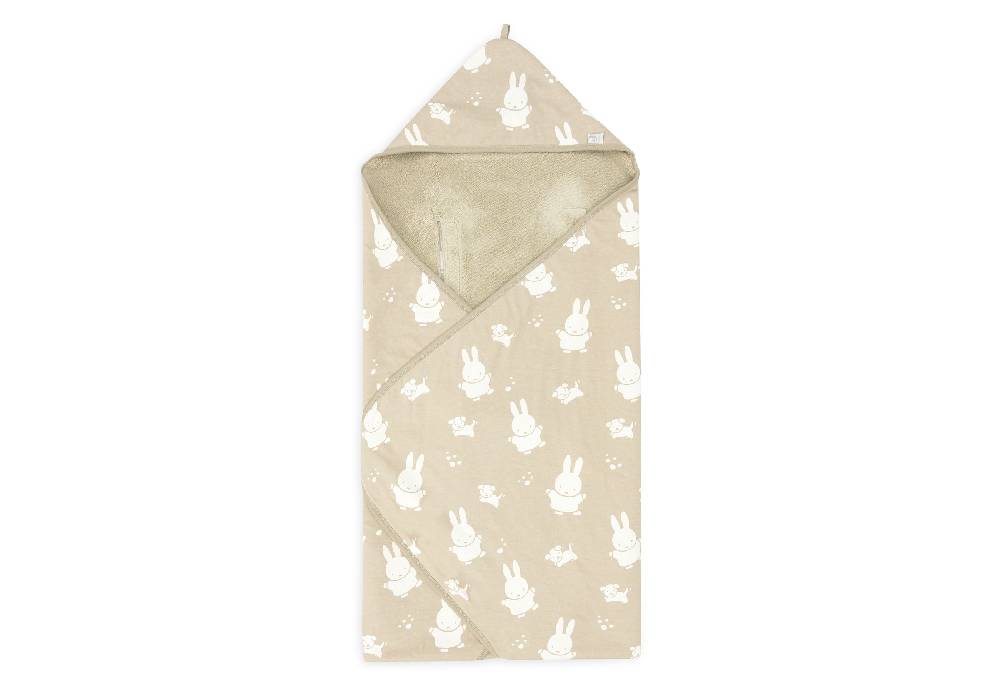 Jollein Einschlagdecke für Babyschale MiffySnuffy Olive Green Räumungsverkauf