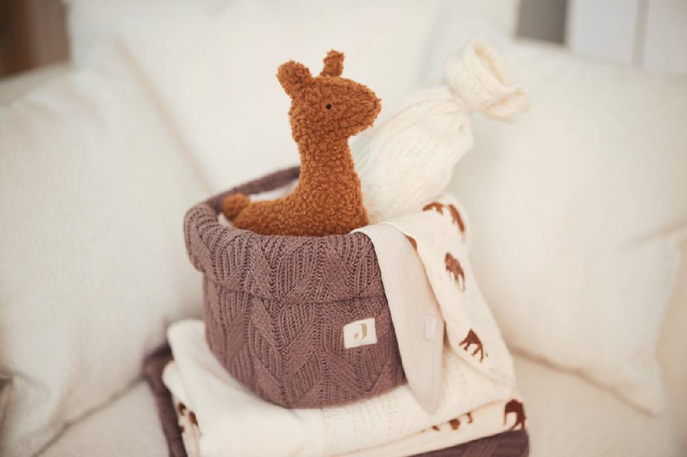 Jollein Pflegekörbchen Spring Knit Chestnut Neueste Stile