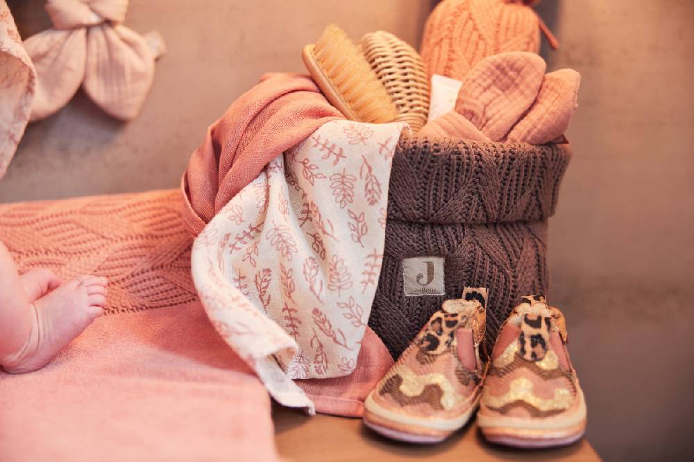 Jollein Pflegekörbchen Spring Knit Chestnut Neueste Stile