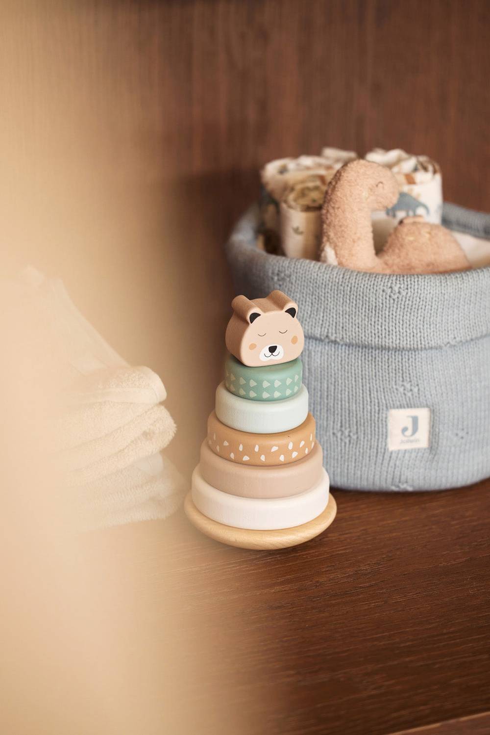 Jollein Pflegekörbchen Cosy Knit - Sea Green Bis zu 60% Rabatt