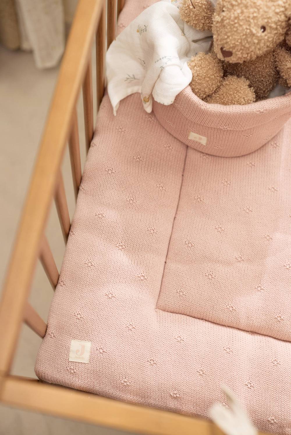 Jollein Pflegekörbchen Cosy Knit - Wild Rose Bis zu 65% Rabatt