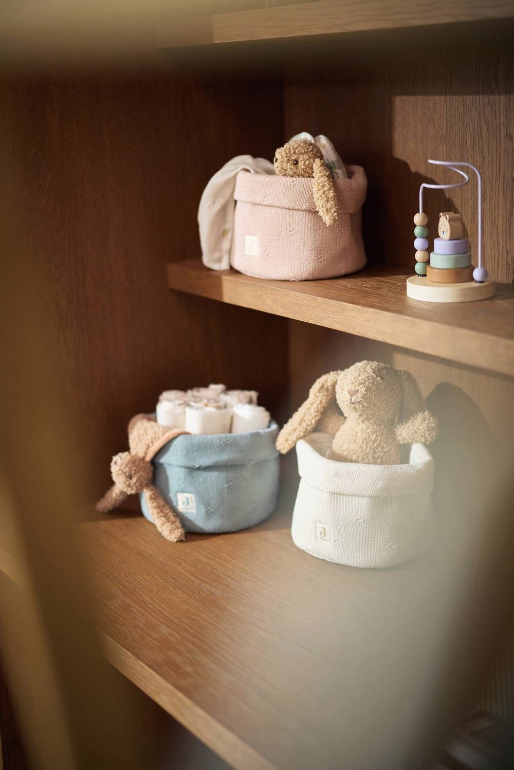Jollein Pflegekörbchen Cosy Knit - Ivory Nur für heute