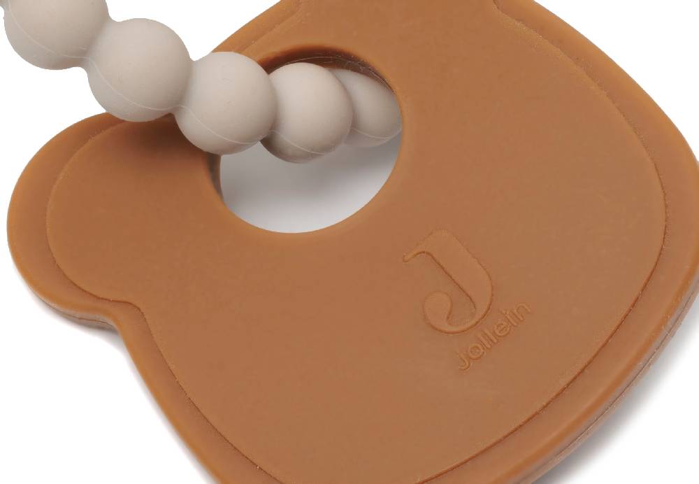 Jollein Beißring Silikon 15x11x1cm Teddy Bear Discount Store für neue Produkte