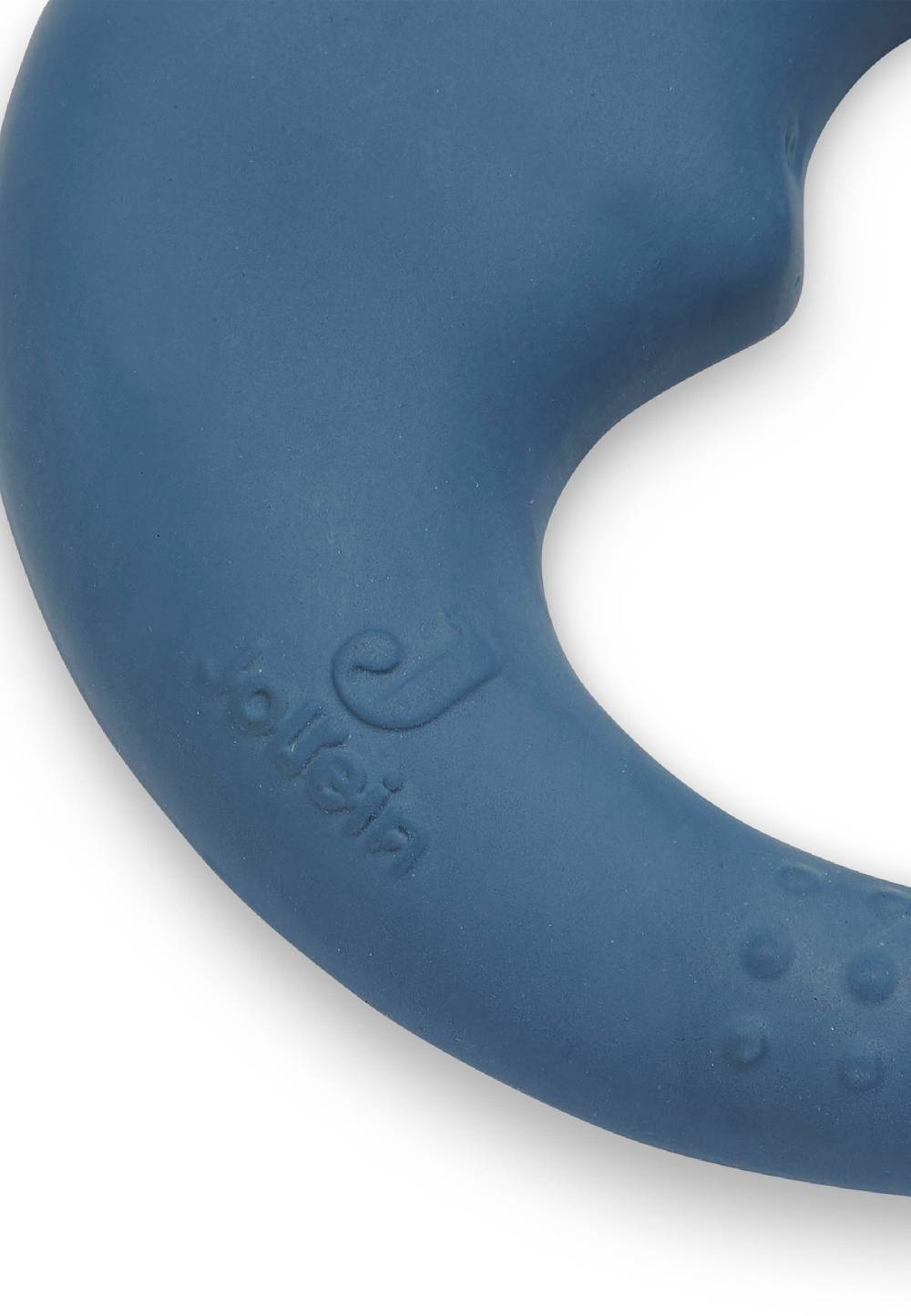 Jollein Beißring aus Naturkautschuk Moon Jeans Blue Auslauf