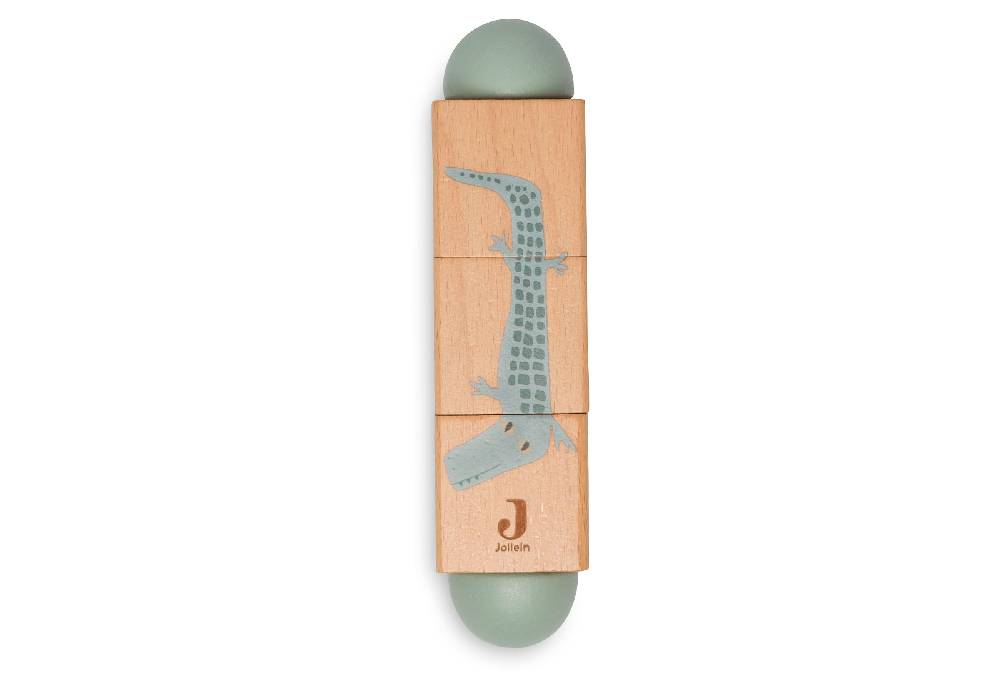 Jollein Holz-Drehpuzzle - Jungle Jambo Fabrikpreis
