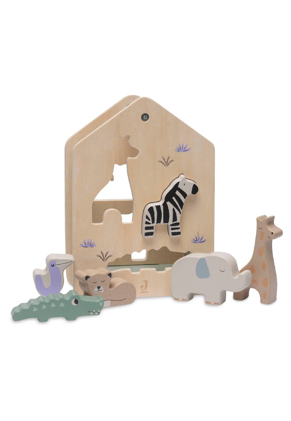 Jollein Holz-Sortierbox - Jungle Jambo Rabatt