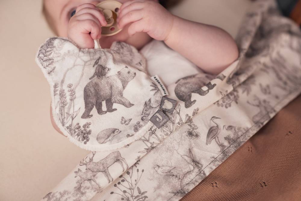 Jollein Schmusetuch Pimpelmees - Forest Animals Preisnachlass