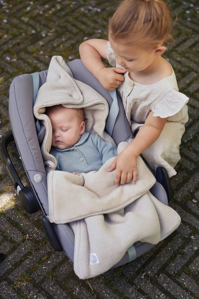 Jollein Fußsack gruppe 0+ 3/5 punkte Basic Knit Nougat Günstiger Verkauf